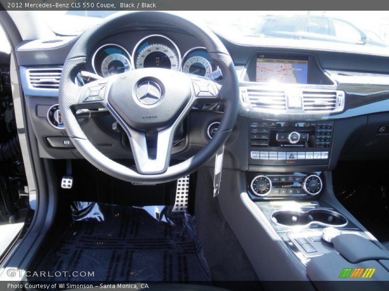 Black / Black 2012 Mercedes-Benz CLS 550 Coupe