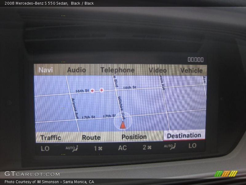 Black / Black 2008 Mercedes-Benz S 550 Sedan