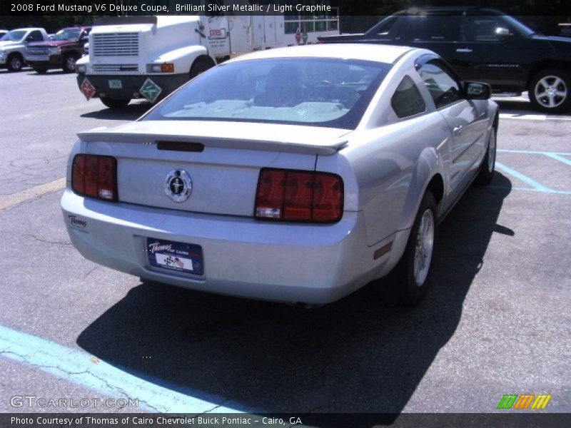 Brilliant Silver Metallic / Light Graphite 2008 Ford Mustang V6 Deluxe Coupe