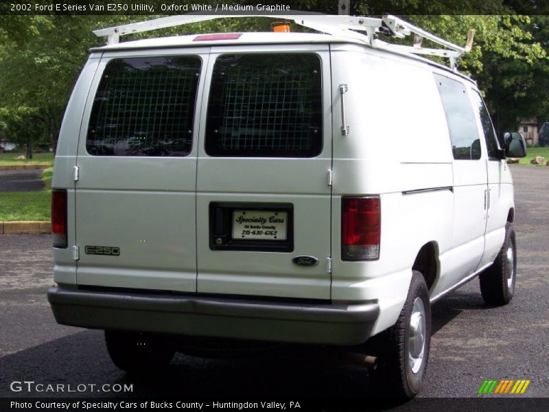Oxford White / Medium Graphite 2002 Ford E Series Van E250 Utility