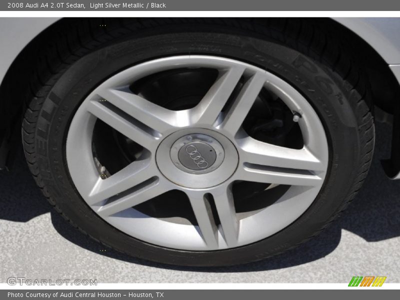 Light Silver Metallic / Black 2008 Audi A4 2.0T Sedan