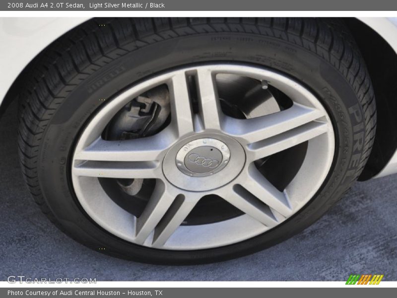 Light Silver Metallic / Black 2008 Audi A4 2.0T Sedan