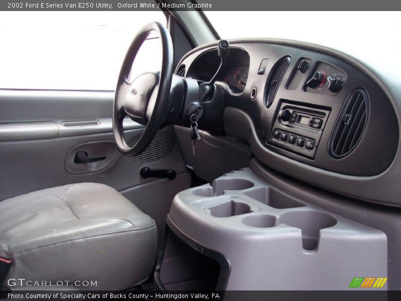 Oxford White / Medium Graphite 2002 Ford E Series Van E250 Utility
