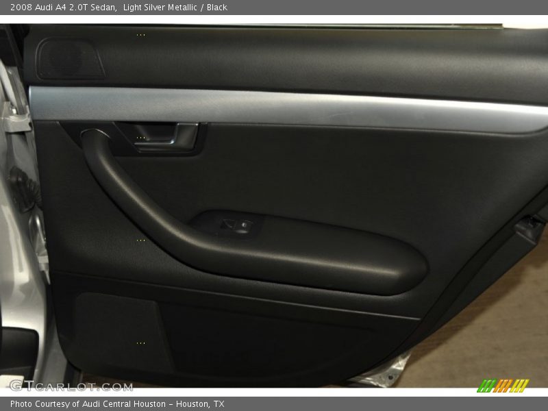 Light Silver Metallic / Black 2008 Audi A4 2.0T Sedan