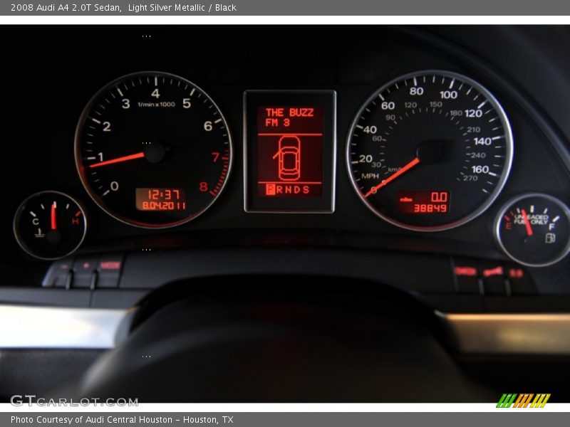 Light Silver Metallic / Black 2008 Audi A4 2.0T Sedan