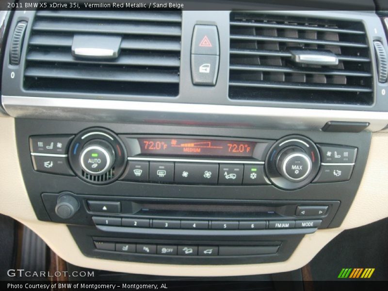 Controls of 2011 X5 xDrive 35i