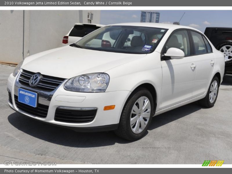Candy White / Cornsilk Beige 2010 Volkswagen Jetta Limited Edition Sedan