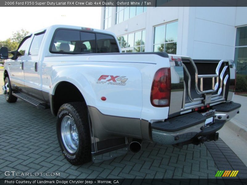 Oxford White / Tan 2006 Ford F350 Super Duty Lariat FX4 Crew Cab 4x4 Dually