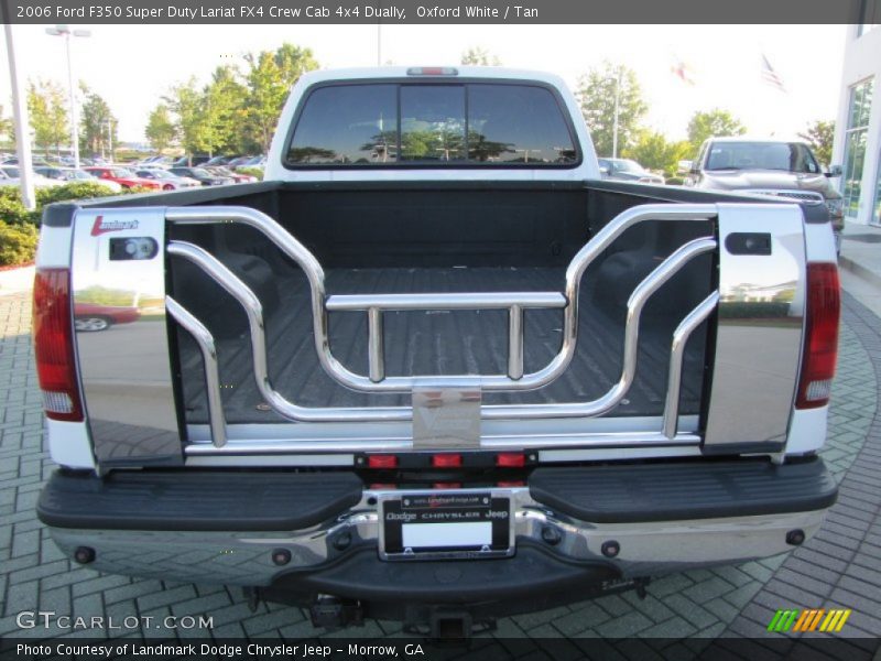 Oxford White / Tan 2006 Ford F350 Super Duty Lariat FX4 Crew Cab 4x4 Dually