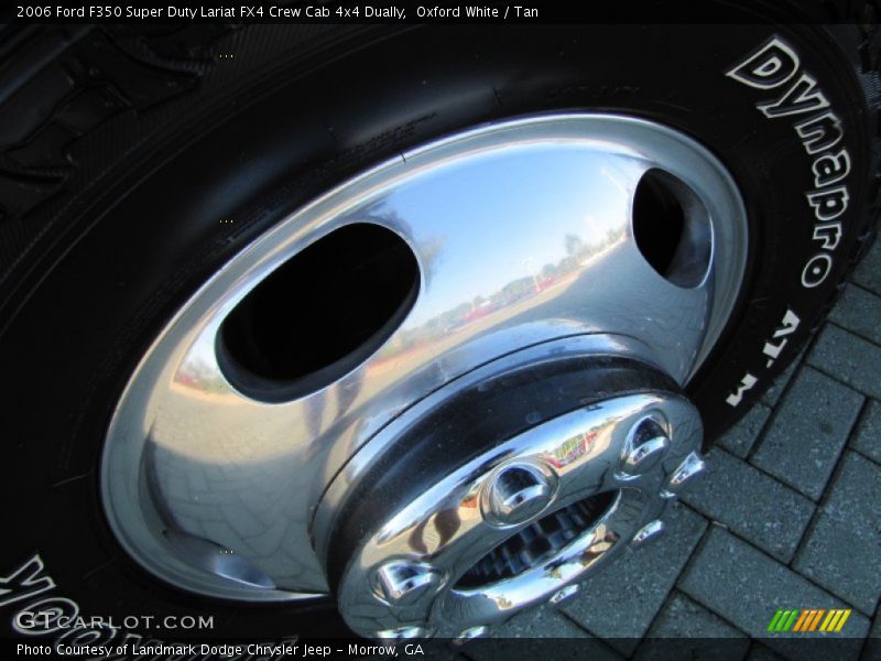 Oxford White / Tan 2006 Ford F350 Super Duty Lariat FX4 Crew Cab 4x4 Dually