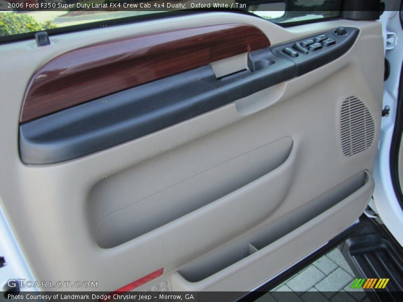Oxford White / Tan 2006 Ford F350 Super Duty Lariat FX4 Crew Cab 4x4 Dually