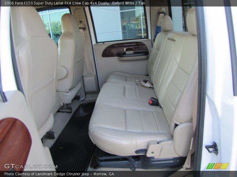 Oxford White / Tan 2006 Ford F350 Super Duty Lariat FX4 Crew Cab 4x4 Dually