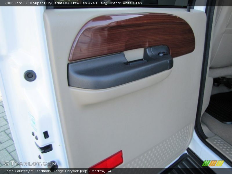 Oxford White / Tan 2006 Ford F350 Super Duty Lariat FX4 Crew Cab 4x4 Dually