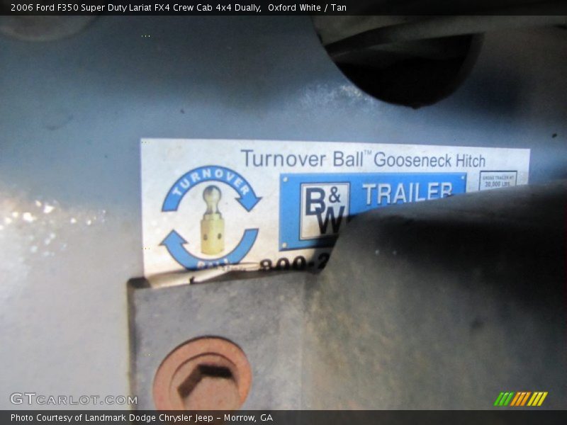 Oxford White / Tan 2006 Ford F350 Super Duty Lariat FX4 Crew Cab 4x4 Dually
