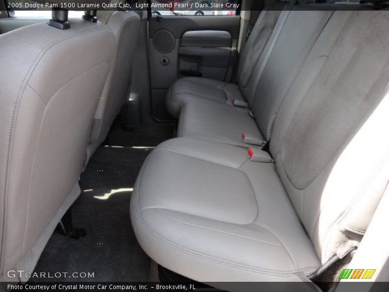 Light Almond Pearl / Dark Slate Gray 2005 Dodge Ram 1500 Laramie Quad Cab