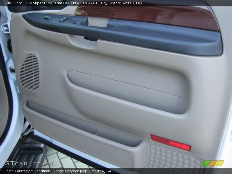 Oxford White / Tan 2006 Ford F350 Super Duty Lariat FX4 Crew Cab 4x4 Dually