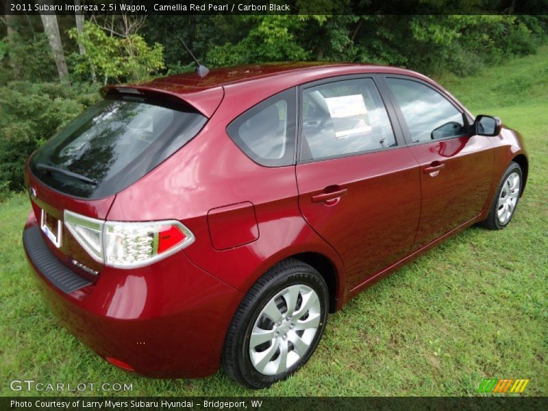 Camellia Red Pearl / Carbon Black 2011 Subaru Impreza 2.5i Wagon