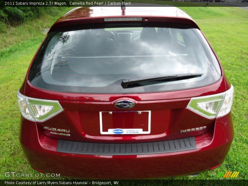 Camellia Red Pearl / Carbon Black 2011 Subaru Impreza 2.5i Wagon