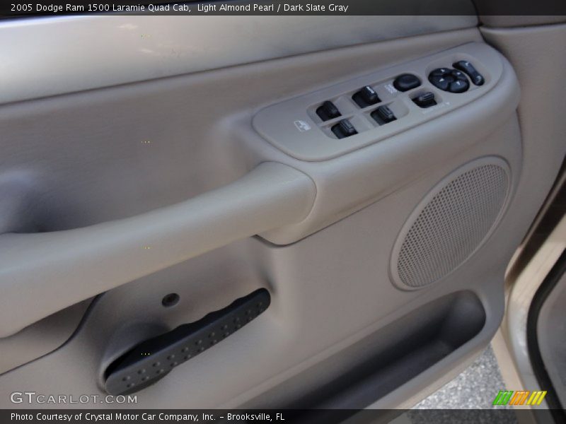 Light Almond Pearl / Dark Slate Gray 2005 Dodge Ram 1500 Laramie Quad Cab
