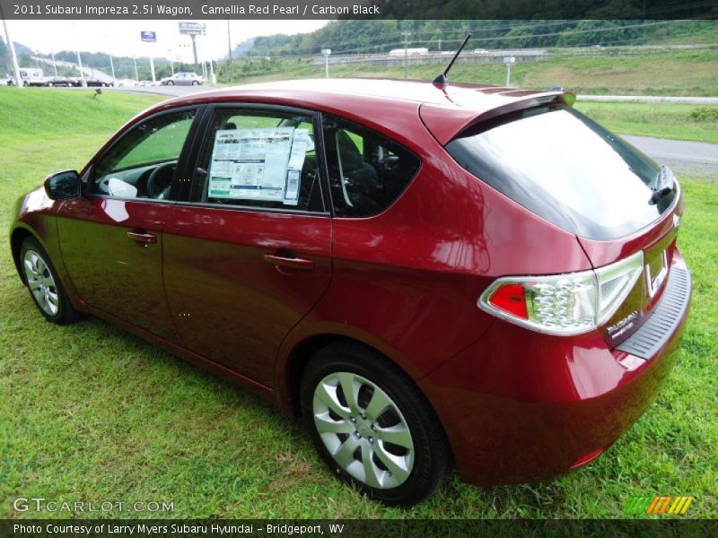 Camellia Red Pearl / Carbon Black 2011 Subaru Impreza 2.5i Wagon