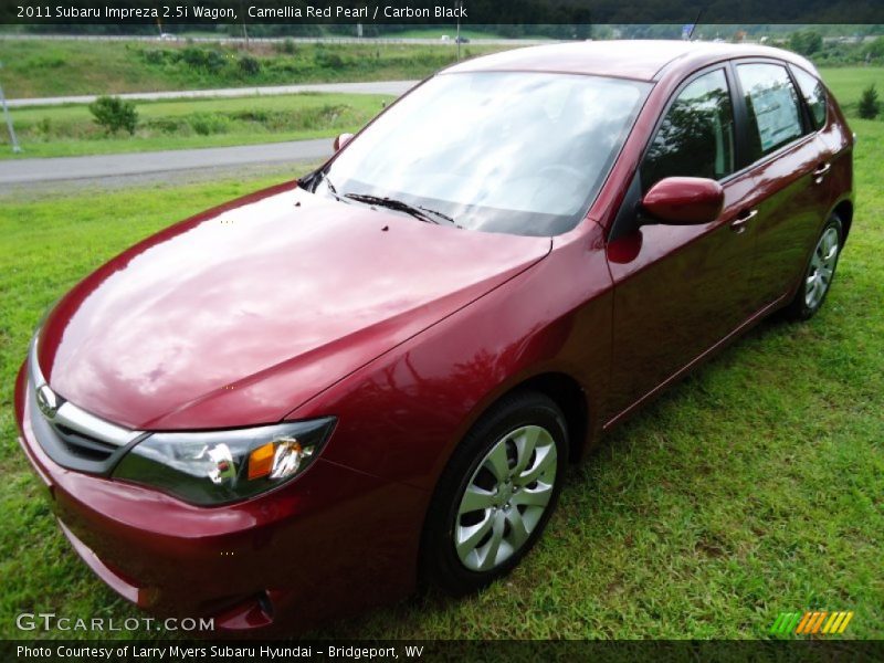 Camellia Red Pearl / Carbon Black 2011 Subaru Impreza 2.5i Wagon