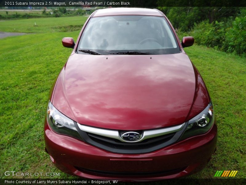 Camellia Red Pearl / Carbon Black 2011 Subaru Impreza 2.5i Wagon