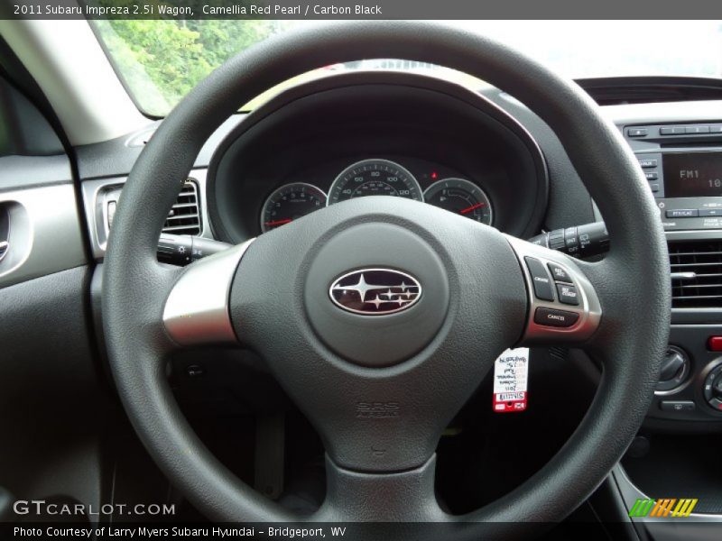Camellia Red Pearl / Carbon Black 2011 Subaru Impreza 2.5i Wagon