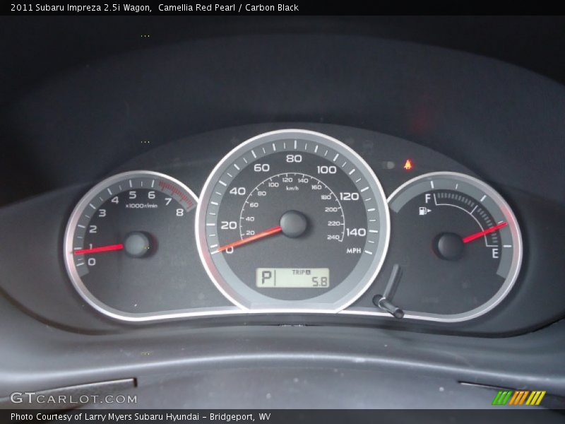  2011 Impreza 2.5i Wagon 2.5i Wagon Gauges