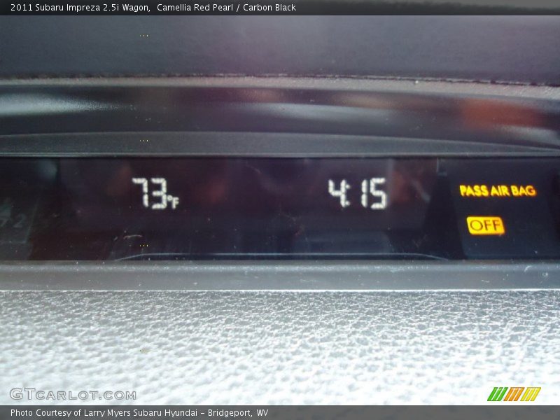 Camellia Red Pearl / Carbon Black 2011 Subaru Impreza 2.5i Wagon