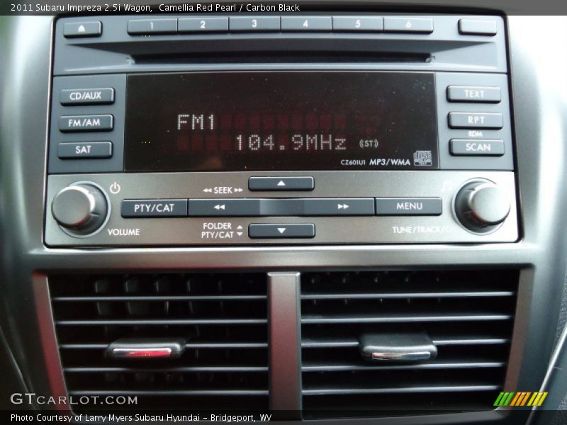 Audio System of 2011 Impreza 2.5i Wagon