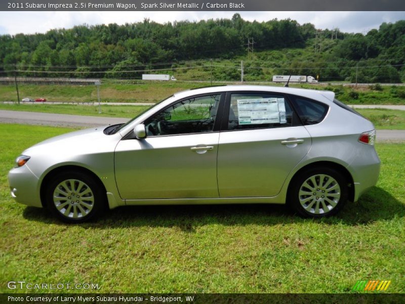 Spark Silver Metallic / Carbon Black 2011 Subaru Impreza 2.5i Premium Wagon
