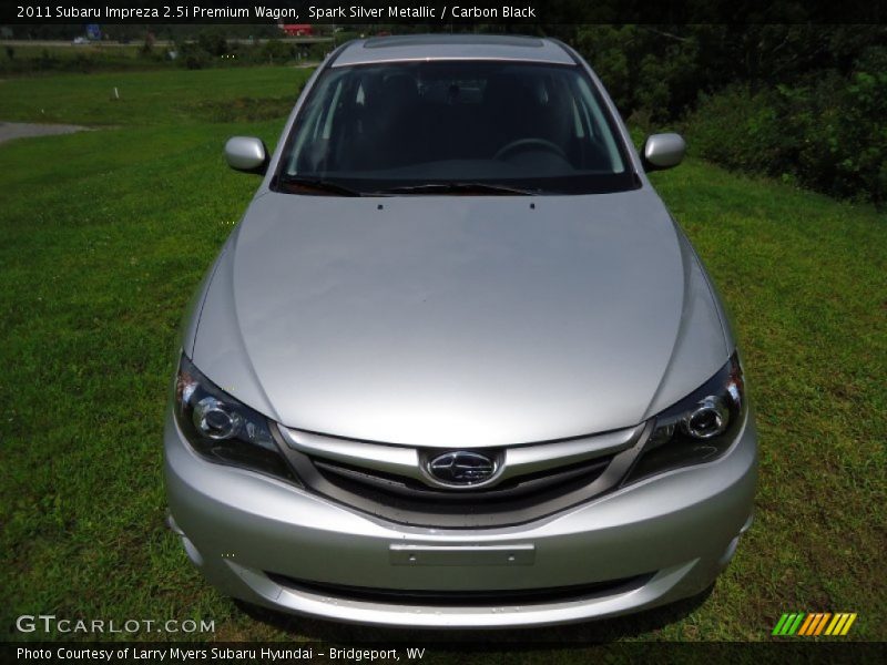 Spark Silver Metallic / Carbon Black 2011 Subaru Impreza 2.5i Premium Wagon