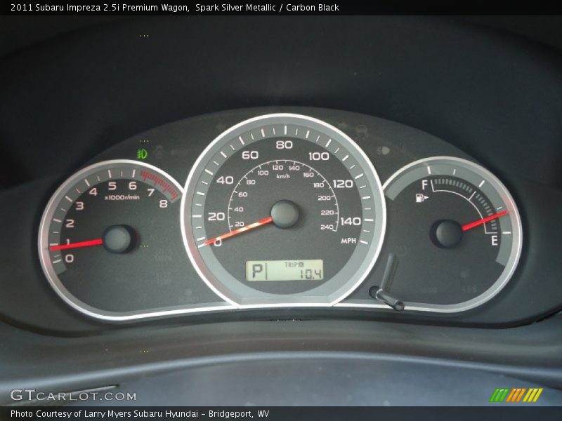 Spark Silver Metallic / Carbon Black 2011 Subaru Impreza 2.5i Premium Wagon