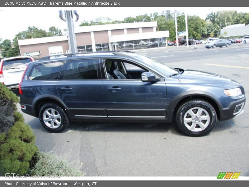 Barents Blue Metallic / Anthracite Black 2008 Volvo XC70 AWD