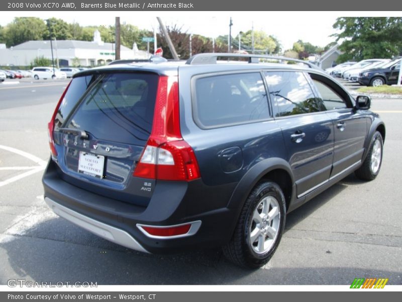 Barents Blue Metallic / Anthracite Black 2008 Volvo XC70 AWD