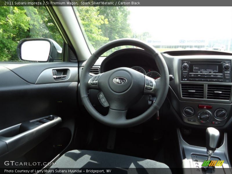 Spark Silver Metallic / Carbon Black 2011 Subaru Impreza 2.5i Premium Wagon