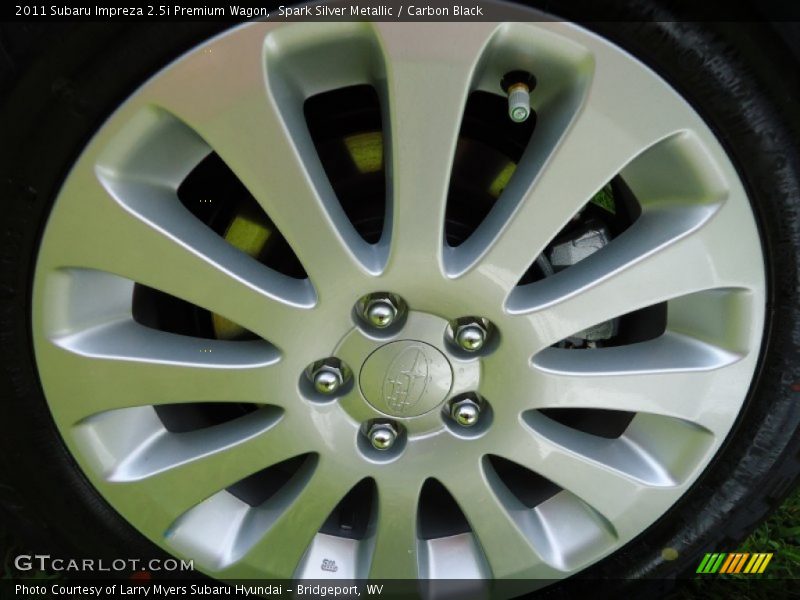 Spark Silver Metallic / Carbon Black 2011 Subaru Impreza 2.5i Premium Wagon