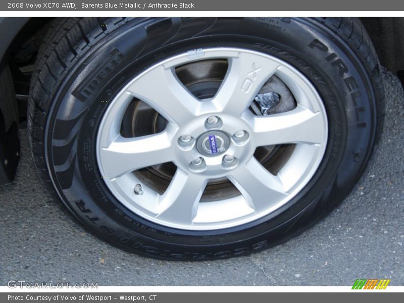Barents Blue Metallic / Anthracite Black 2008 Volvo XC70 AWD