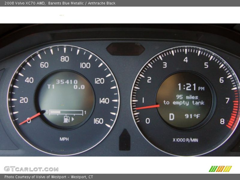 Barents Blue Metallic / Anthracite Black 2008 Volvo XC70 AWD