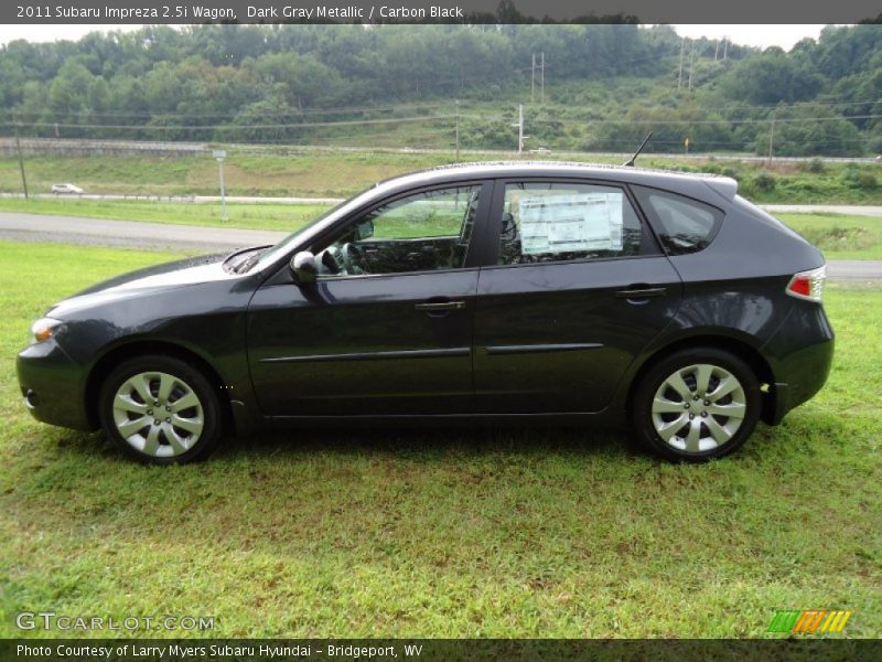 Dark Gray Metallic / Carbon Black 2011 Subaru Impreza 2.5i Wagon