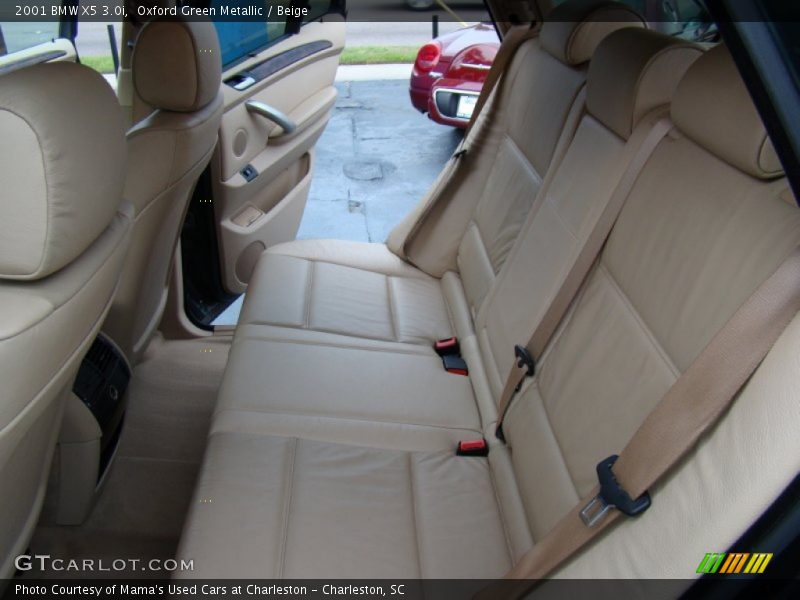Oxford Green Metallic / Beige 2001 BMW X5 3.0i