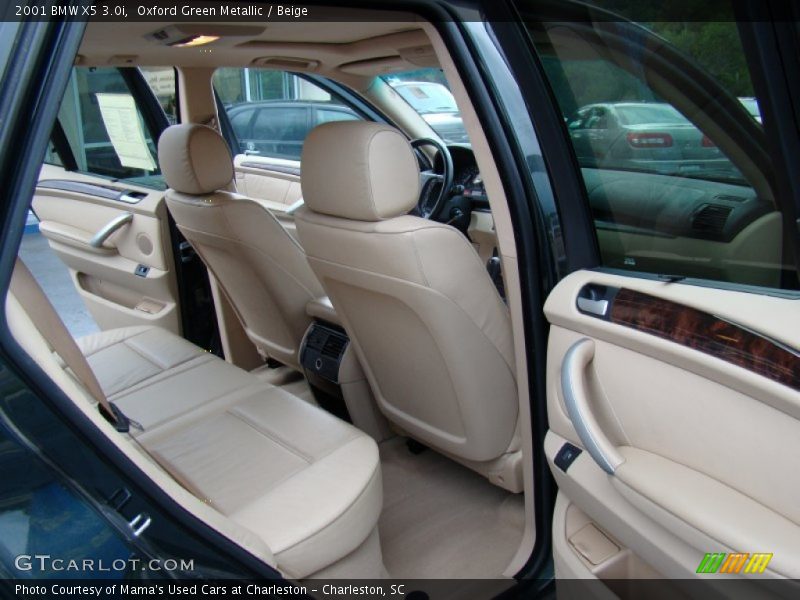 Oxford Green Metallic / Beige 2001 BMW X5 3.0i