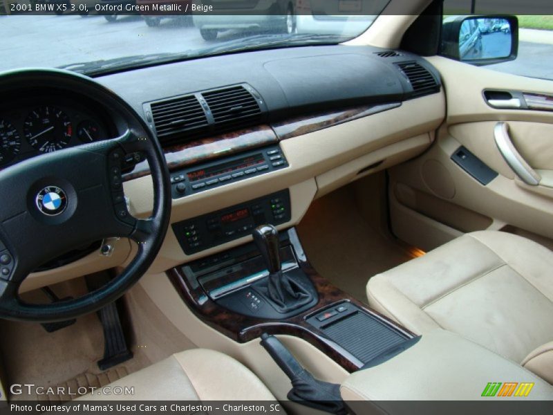 Oxford Green Metallic / Beige 2001 BMW X5 3.0i