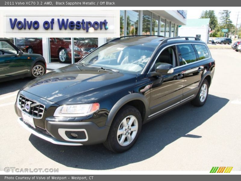Black Sapphire Metallic / Off Black 2011 Volvo XC70 3.2 AWD