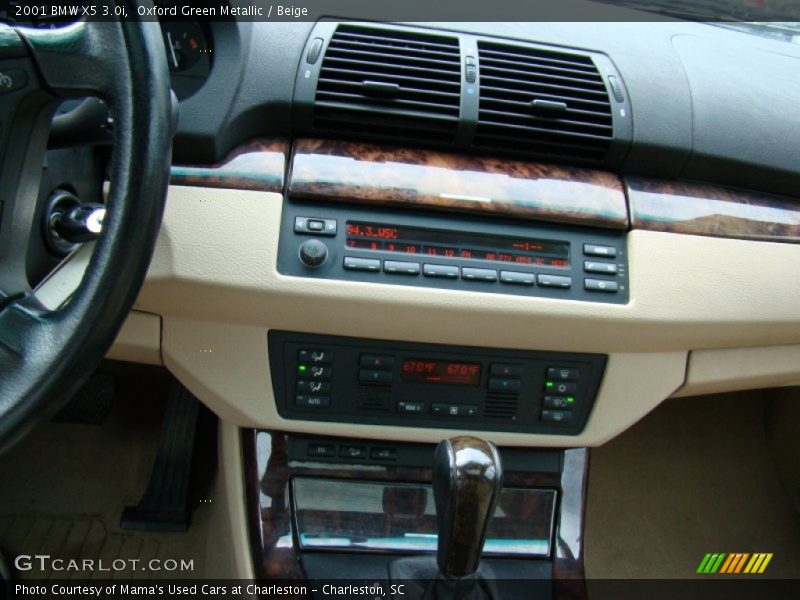 Oxford Green Metallic / Beige 2001 BMW X5 3.0i