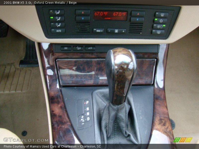 Oxford Green Metallic / Beige 2001 BMW X5 3.0i