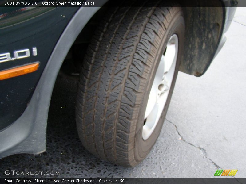 Oxford Green Metallic / Beige 2001 BMW X5 3.0i