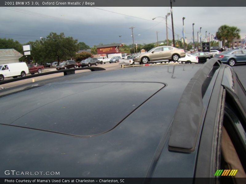 Oxford Green Metallic / Beige 2001 BMW X5 3.0i
