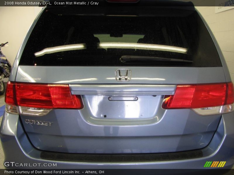 Ocean Mist Metallic / Gray 2008 Honda Odyssey EX-L