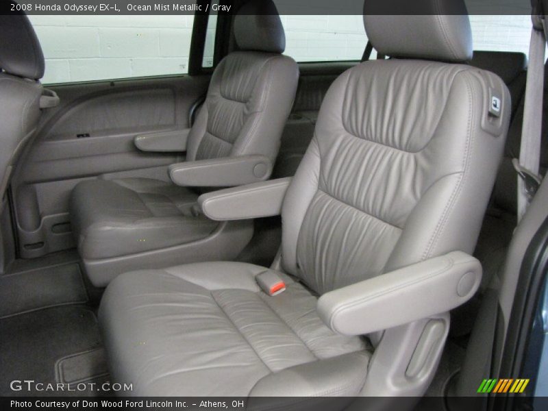 Ocean Mist Metallic / Gray 2008 Honda Odyssey EX-L